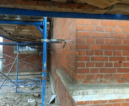 пескоструйная очистка кирпичных стен